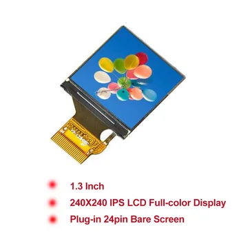 1.3 İnç 240X240 IPS LCD Tam Renkli Ekran Plug-in 24 Pin Çıplak Ekran Arduino Diymore Kiti için lcd ekran Modülü