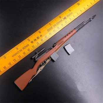 1/6 Ölçekli SVT-40 Plastik Tabanca Modeli Minyatür Silah Tüfek Tabanca Modeli Oyuncaklar için 12 İnç Action Figure DIY olamaz ateş