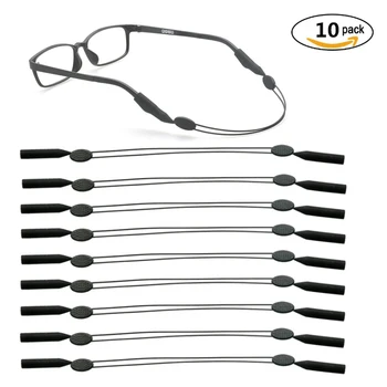 (10 adet )gözlük spor kordon Sunglass Tutucu Tutucu Askısı, kaymaz Güvenlik Gözlükleri Askısı Boyun Kordon Dize Gözlük Gözlük
