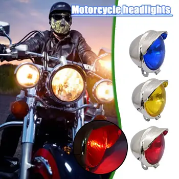 10w 12v Evrensel Abs motosiklet farları Motosiklet Retro Mermi Sis Lambası Yardımcı ışık Far Lambası İçin Fit Motosiklet H8ı6