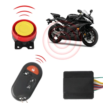 12V Motosiklet uyarı alarmı Sistemi Kontrol Hoparlör Seti Güvenlik Uyarısı Elektrikli Bisiklet ATV Pit Dirt Bike Aksesuarları Evrensel