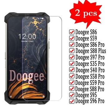 2 Adet Cam Doogee S86 S59 S97 S35 S40 S58 S95 S96 S88 Artı Pro Kapak Ekran Filmi Doogee S 86 59 97 58 59 88 Pro Cam