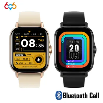 2021 Yeni akıllı saat Arama bluetooth Çağrı Müzik 1.75 İnç Tam Dokunmatik Ekran Erkekler Kadınlar Spor Smartwatch PK P8 Artı SE Y20