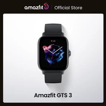 2021 Yeni Amazfit GTS 3 GTS-3 GTS3 Smartwatch Klasik Navigasyon Taç 1.75 