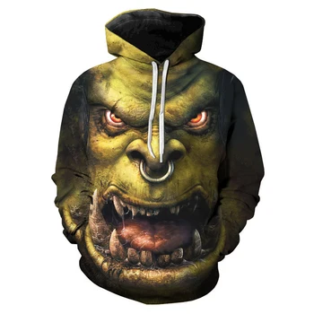 2022 Yeni World Of Warcraft Hoodies Oyun 3D Baskılı Tişörtü Erkekler Kadınlar Moda Streetwear Hoodie Kazak Harajuku Tarzı Ceket