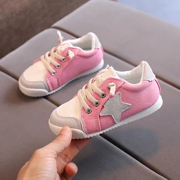 2022 Yeni Yaz Sonbahar Çocuk Ayakkabı Rahat Bebek Kız Ayakkabı Moda Rahat Çocuk Ayakkabıları Kız Spor koşu ayakkabıları 21-30
