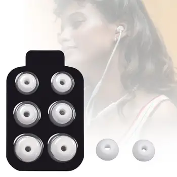 3 pairsSilicone kulak tıkacı kol değiştirilebilir rahat kulak içi kulaklıklar kulak kanat ipuçları BeatsX için