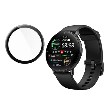 3D Kavisli Tam Yumuşak Koruyucu Film Kapak Smartwatch Koruma Xiaomi Mibro Lite Akıllı İzle Ekran Koruyucu Aksesuarları