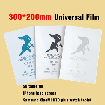5 Adet HD A4 Boyutu Hidrojel Film Cep Telefonu iPad Tablet İçin Mat Ekran Koruyucu Esnek Evrensel Film Kesme Makinesi İçin