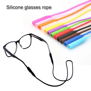 56cm Ayarlanabilir Silikon Gözlük Zinciri Askısı Kablo Tutucu Boyun Kordon okuma gözlüğü Kaleci Gözlük Askısı Gözlük Halatlar