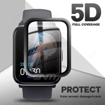 5D Tam Kapsama Ekran Koruyucu Film İçin Hey Artı Smartwatch Koruyucu Kapak için Heyplus İzle Aksesuarları (Cam)