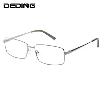 60MM Saf Titanyum Gözlük Çerçeve Büyük Kafa erkek Dikdörtgen Gözlük Büyük Boy Gözlük Çerçeveleri Optik Gözlük DD1525
