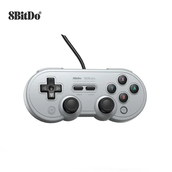 8BitDo SN30 Pro USB Gamepad Joystick Kablolu Denetleyici ile USB kablosu Nintendo Anahtarı için Windows Ahududu Pi
