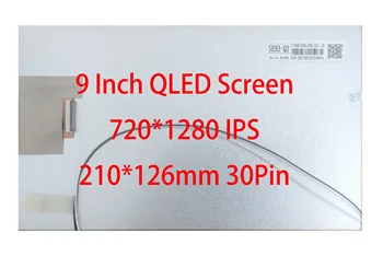 9 İnç IPS LCD 30pin 210*126mm 720 * 1280 QLED Yüksek Çözünürlüklü Mıpı LCD Radyo YT090IBNXL006-BS7-30 Teyes CC2 CC3