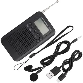 AM FM Dijital Radyo 2 Bant Stereo Radyo Dijital Ayar Radyo Cep Radyo, Taşınabilir, ICD Ekran