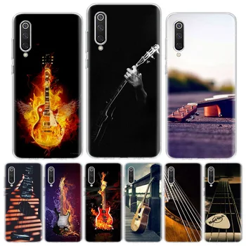Bas Gitar Dizeleri Müzik Guitares Enstrüman telefon kılıfı Xiaomi Redmi İçin 10 9 Başbakan 8 7 6 10A 10C 10X 9A 9C 9T 8A 7A 6A S2 K20