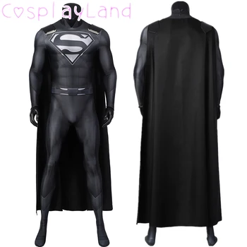 Başka Dünyalar Kal El Siyah Kostüm 3D Baskı Tulum Siyah Takım Elbise Süper Kahraman Spandex Bodysuit Cadılar Bayramı Cosplay Zentai Kıyafet
