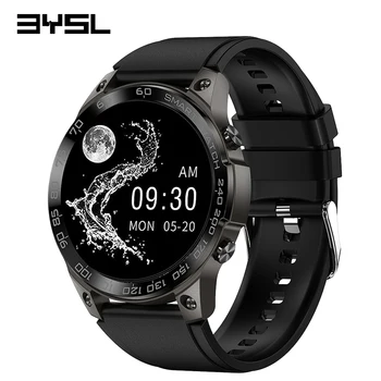 BYSL AMOLED Ekran Erkekler Smartwatch Bluetooth NFC Spor 400mAh Pil IP68 Su Geçirmez Smartwatch Android IOS için