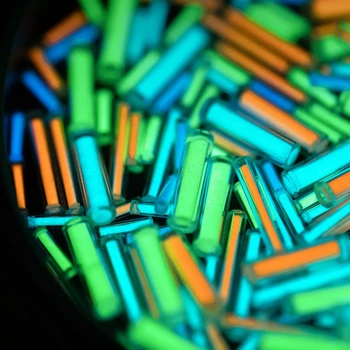 Değiştirin Küçük Trityum Gaz Tüpü Kendinden Işıklı acil durum ışıkları Lamba Karanlıkta Glow Açık EDC İzle Dekorasyon Takı DIY