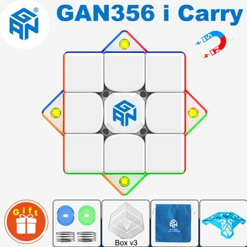 GAN 356 ı Taşıma Akıllı Sihirli Küp Manyetik 3×3 GAN356 ı3 Profesyonel Robot Hız Bulmaca 3x3 3x3x3 Rubick çocuk oyuncağı Cubo Rubix