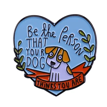 Gururla köpek kalp iğnesi takın, dünyanın köpek arkadaşınız için gerçekten sevdiğinizi bilmesini sağlar!
