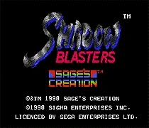 Gölge Blasters 16 bitlik MD Oyun Kartı İçin Sega Mega Sürücü SEGA Genesis İçin