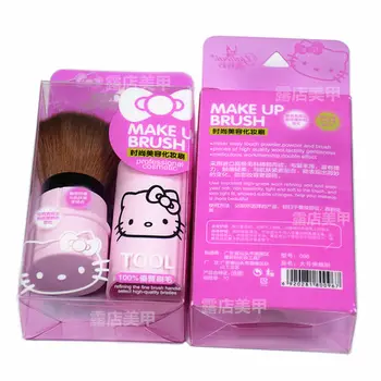 Hello Kitty Makyaj Araçları Toz Fırçası Tırnak Temizleme Fırçası Güzellik Allık Gevşek pudra fırçası Saç Fırçası makyaj fırçası Seti Toptan