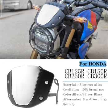 HONDA için CB125R 150R CB250R CB300R 2018-2022 Motosiklet Cam Cam Kapak Cam Saptırıcı Motosiklet Saptırıcı