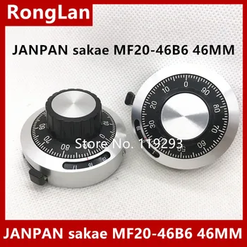 JAPONYA ithal Sakae MF20-46B6 MF-46B arama kilitlenebilir potansiyometre topuzu çapı 46MM-2 ADET