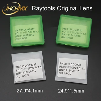 JHCHMX Raytools Orijinal Optik Lens 27.9*4.1 211LCG0037 211LCG0020 24.9*1.5 mm 1064nm 6KW Raytools Elyaf Lazer Baş Parçaları mm 