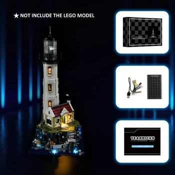 JOY MAGS led ışık Kiti 21335 Deniz Feneri Yapı Taşları Seti (Dahil DEĞİL Model) tuğla Oyuncaklar Çocuklar için
