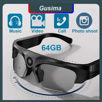 Kablosuz bluetooth Ses Müzik güneş gözlüğü Akıllı Gözlük Açık kulaklıklar Handsfree çağrı Cam Açık video kayıt