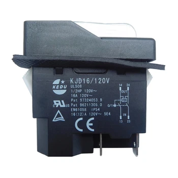 KEDU KJD16 Elektromanyetik Anahtarı ile Aşırı Yük ve düşük gerilim Koruma Push Button Anahtarları için Elektrikli Araçlar 250 V