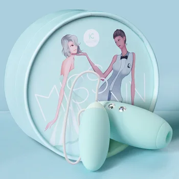 KISSTOY VV Atlama Yumurta Emme Pussy Vibratör USB Şarj Su Geçirmez Yetişkin Seks Oyuncakları Klitoris Uyarmak İçin G noktası C noktası