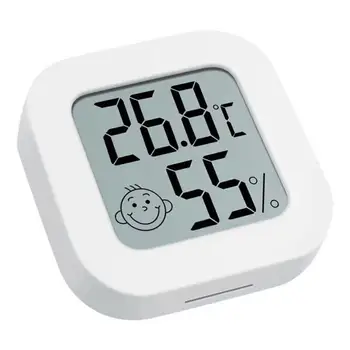 LCD Dijital Termometre Higrometre Mini Elektronik Sıcaklık Sensörü Nem Ölçer Ölçer Kapalı Oda İçin Ev Hava İstasyonu