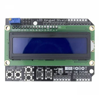 LCD Tuş Takımı Kalkanı LCD1602 LCD 1602 Modül Ekran mavi ekran Arduino İçin