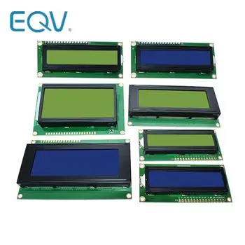 LCD1602 LCD 1602 2004 12864 modülü Mavi Yeşil ekran 16x2 20X4 Karakter LCD ekran Modülü HD44780 Denetleyici mavi siyah ışık