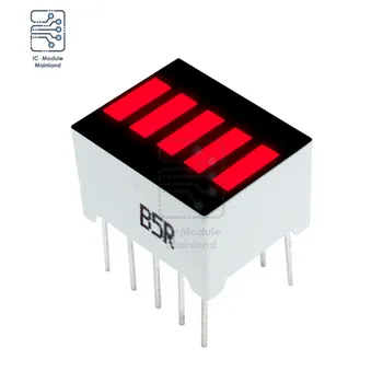 LED çubuk ışık 5 segment çubuk LED çubuk LED ışık ekran dijital modülü kırmızı renk Arduino için