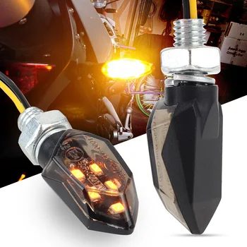 LEEPEE Süper Parlak Amber Flaşör LED göstergeler ışık LED sinyal lambası Led Motosiklet Lambası Motosiklet Evrensel 2 adet Mini