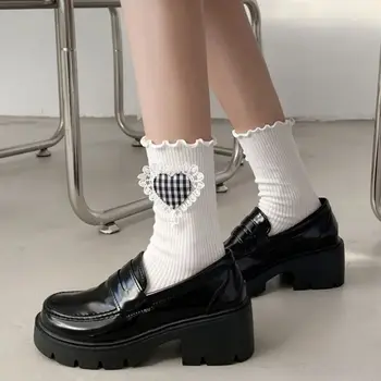 lolita gotik ayakkabı platformları Mary Jane Ayakkabı Kızlar Japon Okul Jk Üniforma Aksesuarları Lolita Ayakkabı Kolej platform ayakkabılar