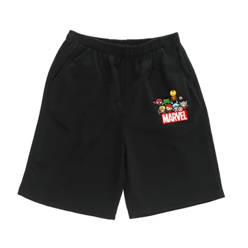 Marvel Avenger Erkek Kaptan Amerika Şort Yaz Kız Şort Çocuk Öğrenci Erkek plaj şortu spor pantolon Çocuklar Pamuk Şort