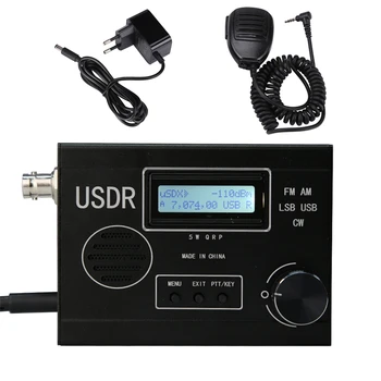 Mini USDR USDX 5 W 8-Band 10/15/17/20/30/40/60/80 m SDR Radyo Alıcısı SDR Alıcı FM AM LSB USB CW