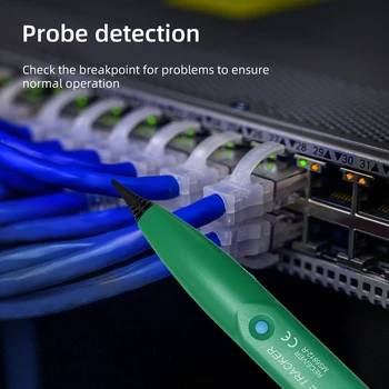 MS6812 Kablo Tracker Tester Profesyonel Hat LAN dedektörü UTP STP Telefon Tel Tracer Kesme konumu Teşhis Tonu