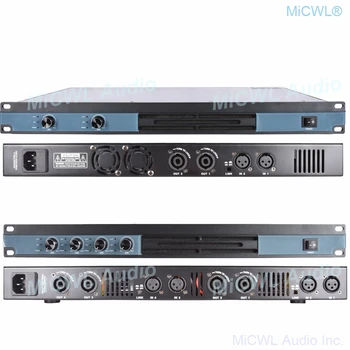 MıCWL Dijital güç amplifikatörü 5200 W 4 Kanal Ses Mikrofon Stüdyo Ses Güç Preamp AMP 8Ω 2600 Watt 2 Kanal