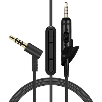 OFC Yedek Stereo Ses Aux Kablosu Uzatma Müzik Kablosu Tel Bose QC15 QC2 QuietComfort Sessiz Konfor QC 15 2 Kulaklık