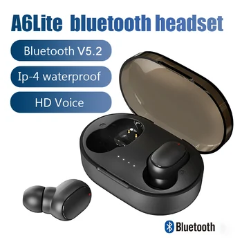 Orijinal A6S TWS Kulaklık Kablosuz Kulaklık Bluetooth Kulaklık Spor Stereo Fone Bluetooth kulaklıklar için Xiaomi Huawei iPhone
