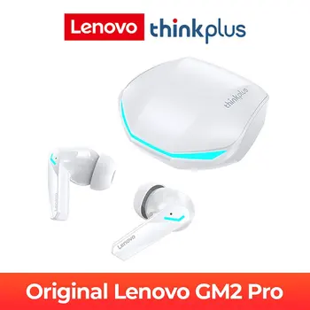 Orijinal Lenovo GM2 Pro 5.3 Kulaklık Bluetooth kablosuz kulaklık Düşük Gecikme Kulaklıklar HD Çağrı Çift Modlu Oyun mikrofonlu kulaklık