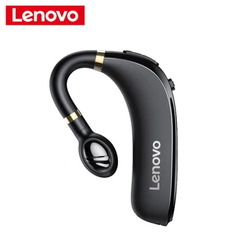 Orijinal Lenovo HX106 Bluetooth Kulaklık Kulak Kancası Kablosuz Mikrofon Gürültü Azaltma HİFİ Stereo Kulakiçi