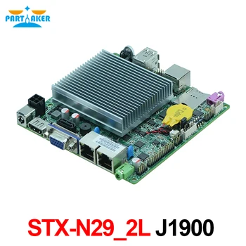 Partaker STX-N29_2L Baytrail J1900 Dört Çekirdekli Çift LAN SATA MSATA LVDS Nano ITX Anakart