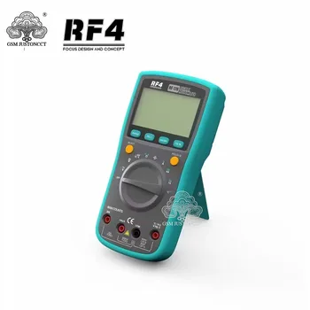 RF4 RF-17N YENİ 6000 Sayımlar True-RMS Multimetro Dijital Multimetre Otomatik Aralığı Transistör Test Cihazı esr Kelepçe Metre Multimetre